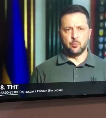 Обращение Зеленского показали по телевидению в Крыму, к этому причастно ГУР — СМИ