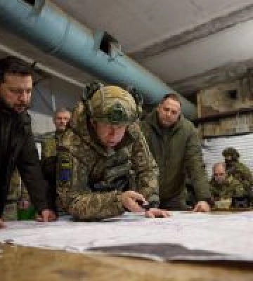 Президент України побував у розташуванні Сил оборони в Купʼянську на Харківщині