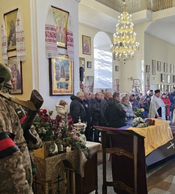 Полтава провела в останню путь воїна Дмитра Москаленка