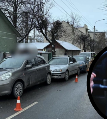 У Франківську п’яний водій спричинив ДТП за участі чотирьох автомобілів. ФОТО