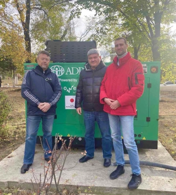 Одеська лікарня отримала генератор від благодійної організації