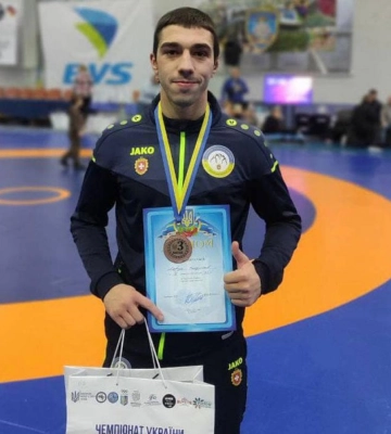 Спортсмен з Рівненщини отримав призове місце на Чемпіонаті України з греко-римської боротьби