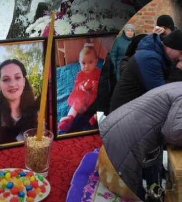 Загинули від рук батька: на Вінниччині попрощалися з двома малолітніми сестрами та їх матір'ю