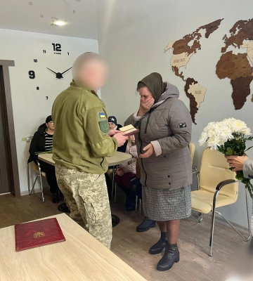 Родини трьох загиблих волинських Героїв отримали їхні посмертні нагороди