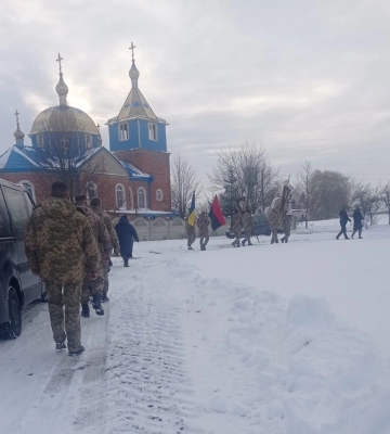 На Волині попрощалися з військовим Артуром Гайдаєм