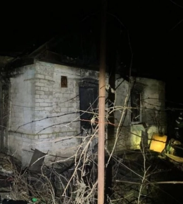 В селе под Мелитополем после пожара обнаружили труп мужчины