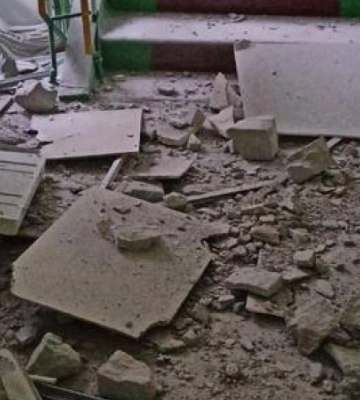 Армія рф вночі поцілила у медичний заклад у Херсоні