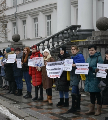 У Полтаві втретє провели мирний пікет на підтримку демобілізації військових