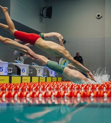 У Полтаві проводять чемпіонат України з плавання серед спортсменів із порушеннями слуху