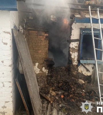 На Полтавщині на пожежі загинула жінка
