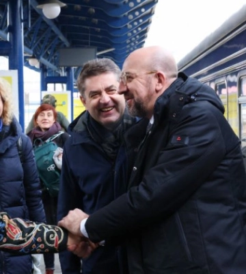 Глава Євроради Шарль Мішель приїхав до Києва, фото