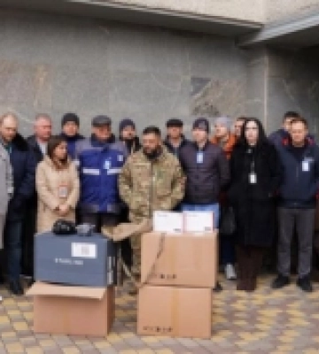 Південноукраїнська атомна електростанція передала допомогу військовим на суму 375 тисяч гривень