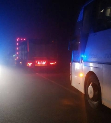 На Волині автобус «Київ–Варшава» зіткнувся із снігоочисною технікою, 5 постраждалих