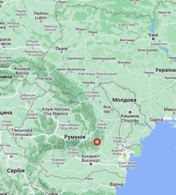 У сусідній Румунії вночі зафіксували землетрус магнітудою 4.8 балів