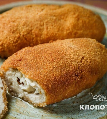 Котлета по-киевски на кости. Пошаговый рецепт с фото
