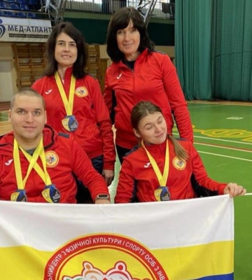 Команда з Рівненщини виборола срібло на відкритому Кубку з бочча