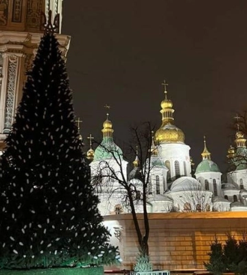 Кличко показал, как выглядит главная елка столицы