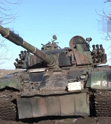 В Запорожской области заметили танки польского производства (, )