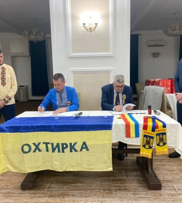 Охтирка підписала договір про партнерство з румунським містом