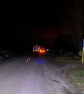 У Кременчуцькому районі пасажирський автобус на смерть збив пішохода