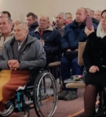 У Пустомитах провели захід для людей з інвалідністю