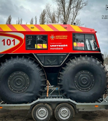 На Одещині з’явилися два снігоболотоходи