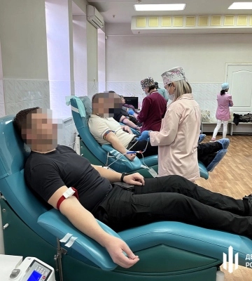 Команда Теруправління ДБР Мелітополя здала 6 літрів крові на потреби військовослужбовців