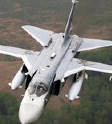 ВСУ сбили российский бомбардировщик Су-24М возле Змеиного