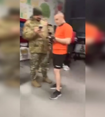У тренажерний зал в Ужгороді завітали працівники ТЦК. ВІДЕО+ФОТОрепортаж