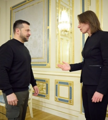 Зеленський зустрівся з головою МЗС Нідерландів