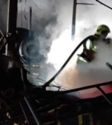 На Миколаївщині сталася пожежа внаслідок падіння дрона