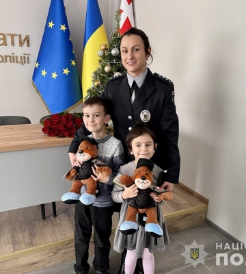 Дітей луцьких рятувальників привітали із днем Святого Миколая