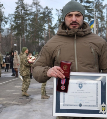 Черкаський спецпризначенець отримав відзнаку
