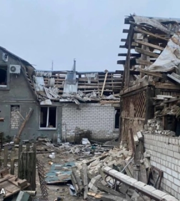 Війська РФ обстріляли Куп&#039;янськ і скинули авіабомби на два села