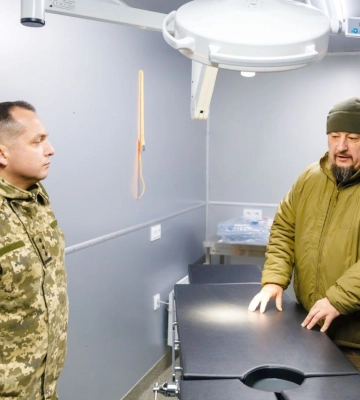 На Харківщині для військових медиків придбали два мобільні госпіталі