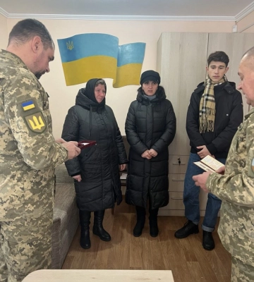 На Волині рідним загиблих воїнів вручили їхні нагороди