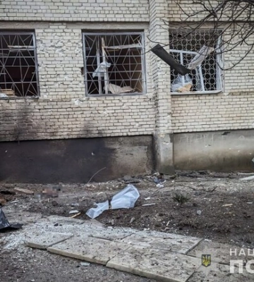 В Запорожской области россияне ударили рядом с местом, где раздавали гуманитарку (Фото)