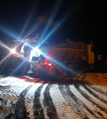 На Харківщині погіршення погодних умов: дорожники працюють у посиленому режимі