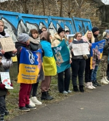 У Миколаєві провели акцію на підтримку українських військових у полоні РФ