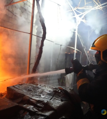 Під Одесою згорів будинок площею 250 кв. метрів