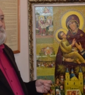 Полотна художника Володимира Жупанюка в Музеї волинської ікони