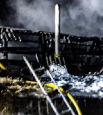 У Рожищі зайнялася господарська споруда