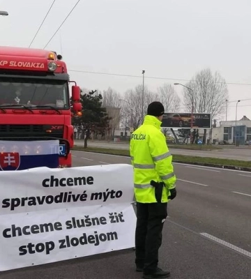 Словацькі далекобійники продовжать блокаду кордону на ділянці Вишнє Нємецьке-Ужгород