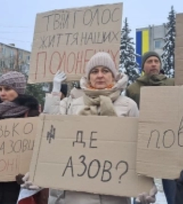 У Ковелі доєднались акції на підтримку полонених захисників Маріуполя