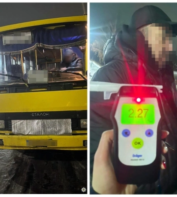 У Рівненському районі нетверезий водій їздив за кермом маршрутки