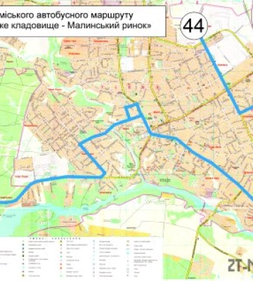 У Житомирі змінили маршрут автобуса Nº44: 12 рейсів прямуватимуть до міського кладовища