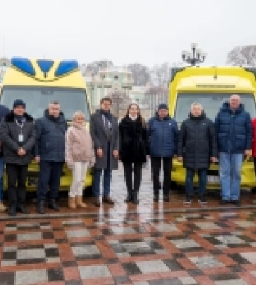 Миколаїв та Одеса отримають авто швидкої допомоги від Швейцарії. ФОТО