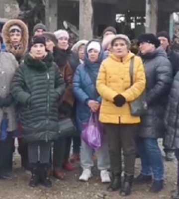 Жители Мариуполя митингуют против ипотечного жилья