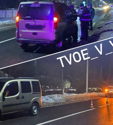 На Волині автівка злетіла в кювет і перекинулася