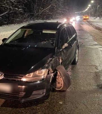 На Львівщині пʼяний 38-річний водій Volkswagen спричинив ДТП
